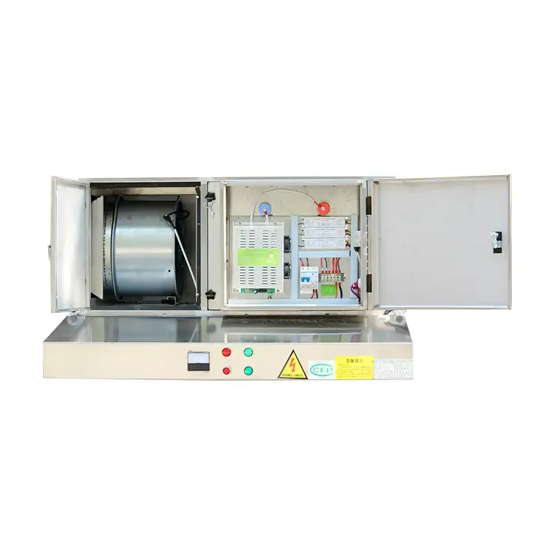 Eco-friendly Commercial Kitchen Exhaust Hoods With Electrostatic Precipitators DGRH-KA-3000