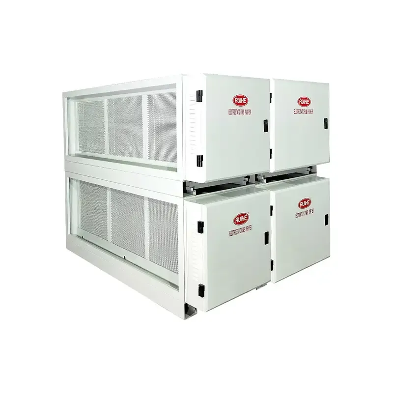 ESP Fume Clean For Commercial Kitchen DGRH-K-2-14000 Double Pass