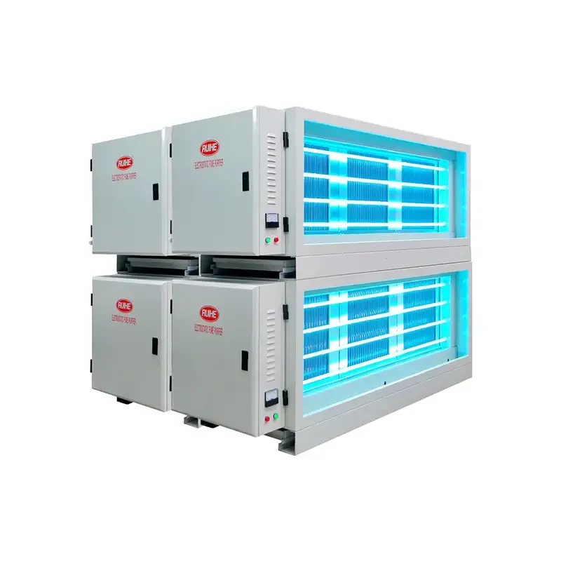 ESP Fume Clean For Commercial Kitchen DGRH-K-2-14000 Double Pass