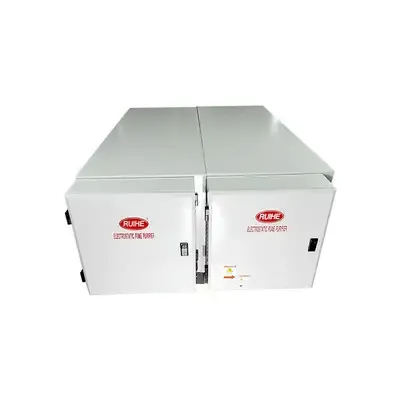 High Quality Commercial Kitchen Electrostatic Precipitator (ESP) DGRH-K-2-10500 Double pass