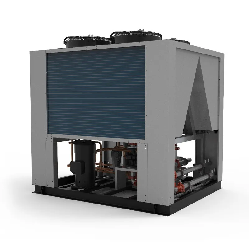 Air-cooled scroll chiller unit